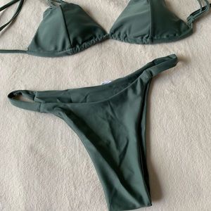 Green bikini